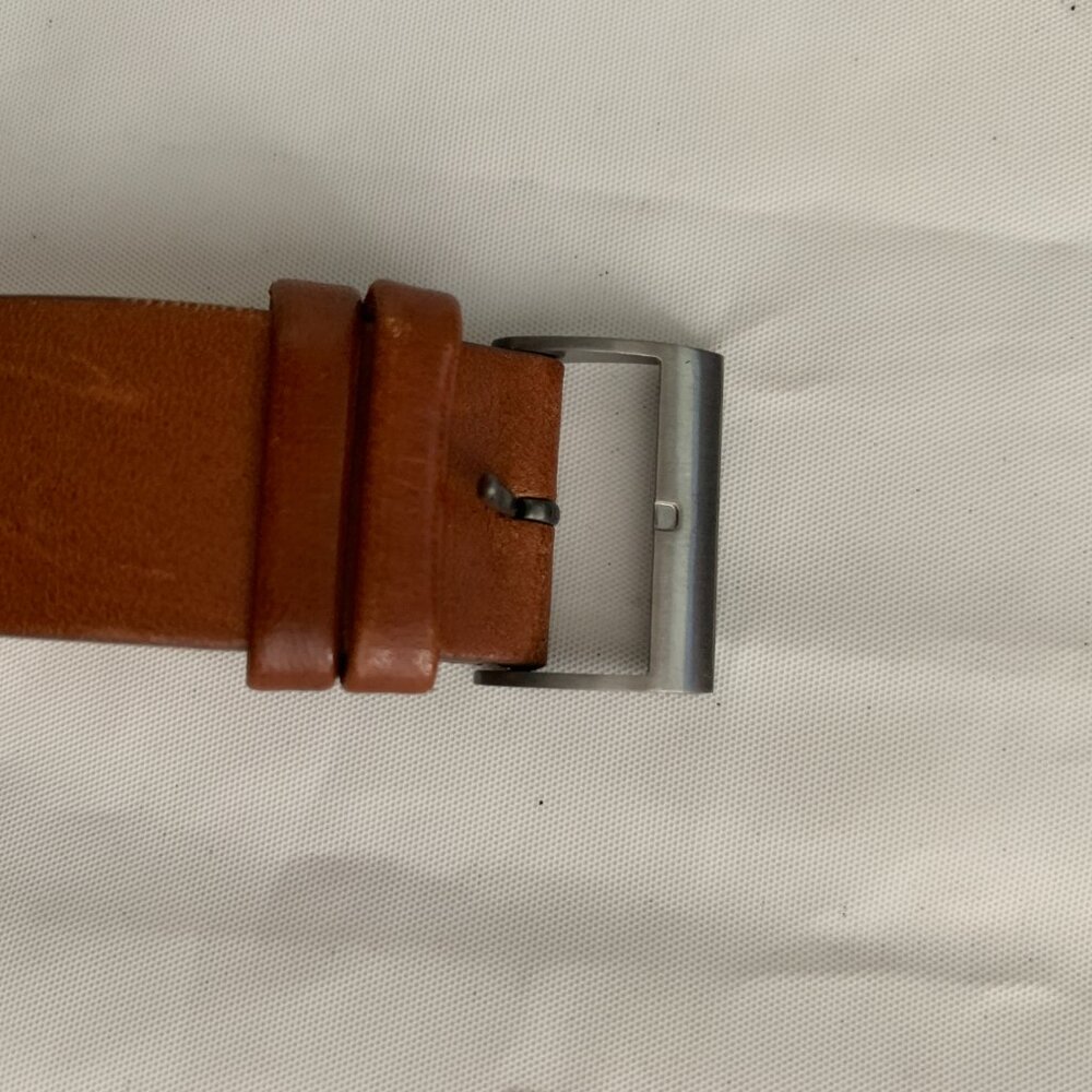 Men's Skagen Ancher Chronograph Brown Leather Strap Watch SKW6418 ⭐️ - Picture 8 of 14